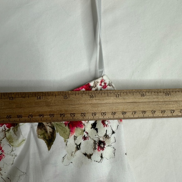 Antonio Melani Harriet Pleated Drop Waist A-Line Midi Skirt Floral Size 12 - Picture 5 of 7